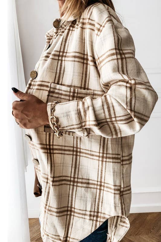 Cozy Plaid Jacket 🤎