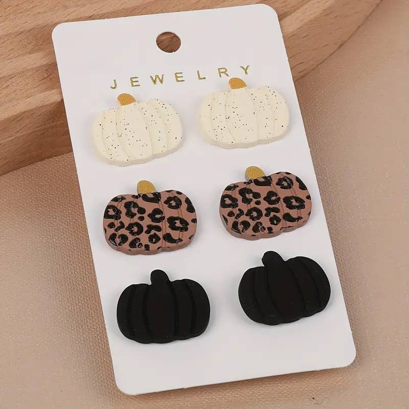 The Pumpkin Patch Stud Set 🎃🤎