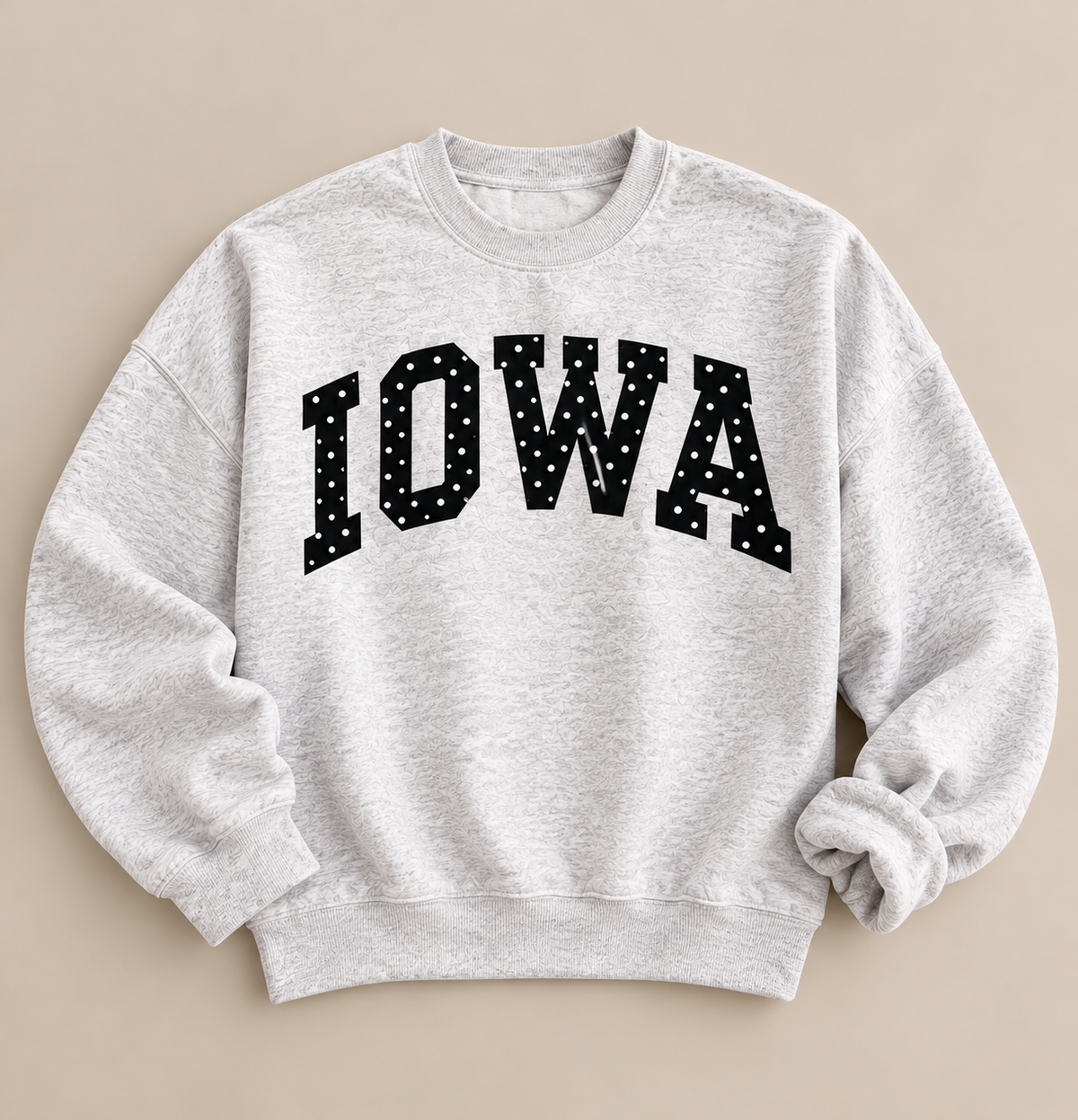 Iowa Polka Dot Crewneck Sweatshirt 🖤